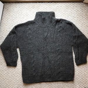 Sweater wool cowl neck